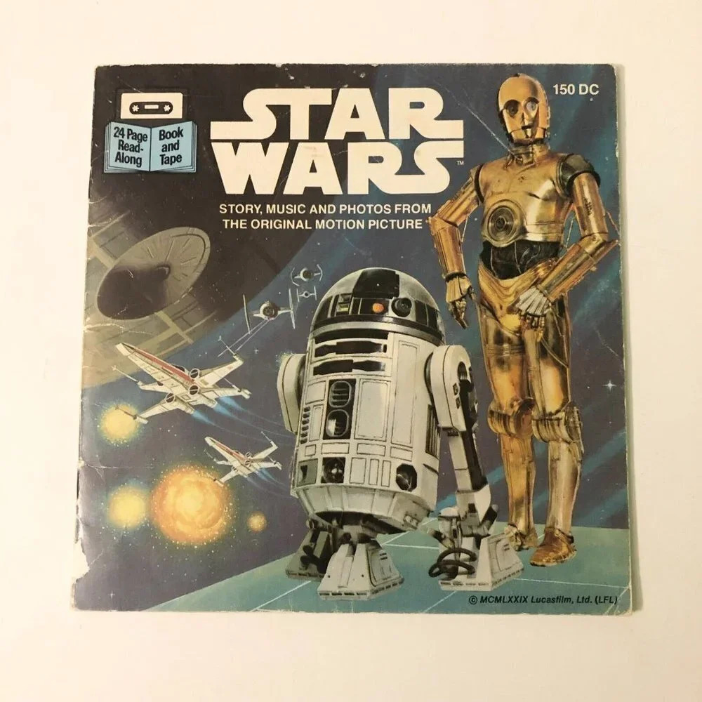 Vintage 1979 Star Wars Lucasfilm  Read Along Book Only